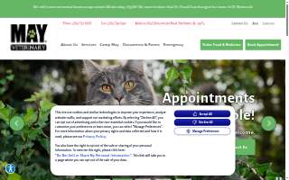 Veterinary Specialty Center website
