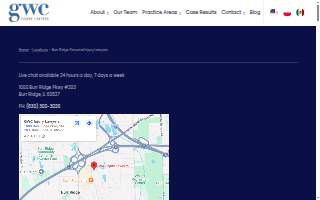GWC Injury Lawyers website