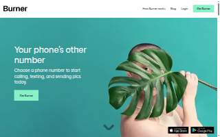 Burner's Smoke Shop website