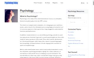Psychology Specialists website