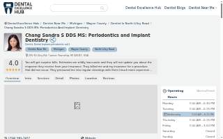 Chang Sandra S DDS MS: Periodontics and Implant Dentistry website
