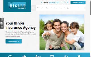 Bigler Insurance Agency website