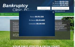 Bankruptcy Clinic PC website
