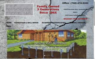 B & F Foundation Repair, L.L.C. website