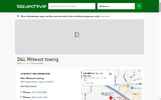 D&L Midwest Towing website