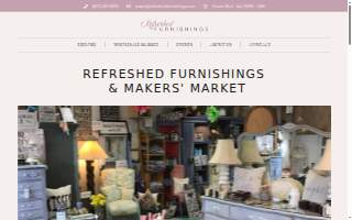 Refreshed Furnishings Makers' Market website