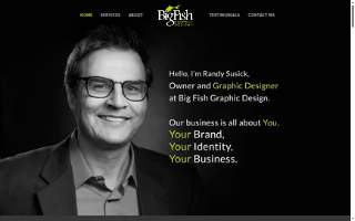 Big Fish Graphic Design LLC website