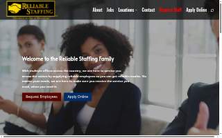 Reliable Staffing website