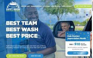 Swift Wash website