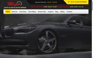 Mega Auto Glass INC website