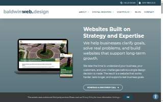 Baldwin Web Design website