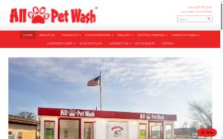 All Paws Pet Wash website