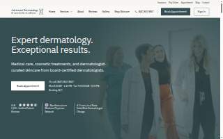 Center for Dermatology and Aesthetic Medicine website