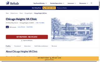 Chicago Heights VA Clinic website