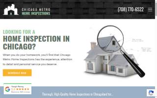 Chicago Metro Home Inspections website