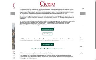 Cicero Protein Nutrition website