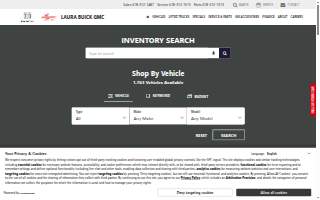 Laura Buick GMC website