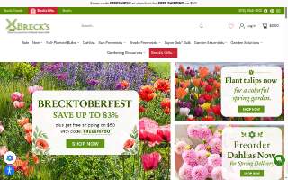 Breck Outdoor Services Landscape website