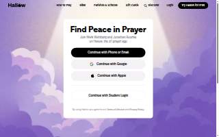 Hallow Health and Psychiatric Services website