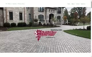 Rapid Landscaping Inc website