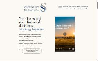 Sansone CPA & Financial website