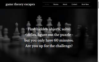 Game Theory Escapes of Crystal Lake website