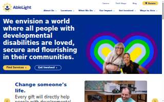 AbleLight Thrift Shop website