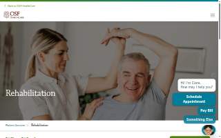 OSF Rehabilitation website