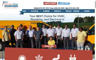 Service Now Home Services website