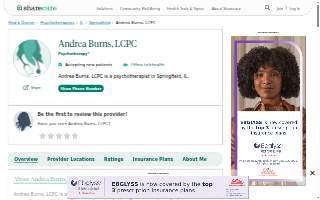 Andrea Burns, Counselor website