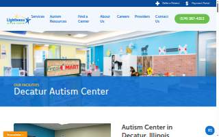Lighthouse Autism Center - Decatur website