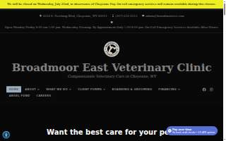 Veterinary Specialty Center website