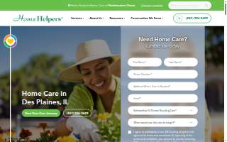 Home Helpers Home Care of Northeastern Illinois website