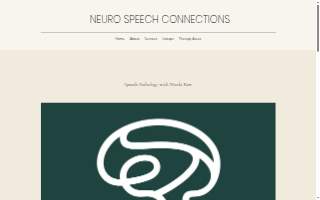 Neuro Speech Connections - Adult Speech Therapist website