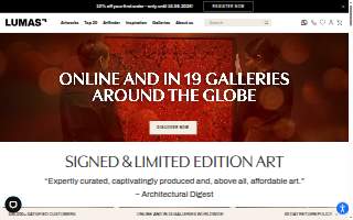 Lumas Professionals website
