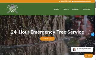 Tomax Tree Service website