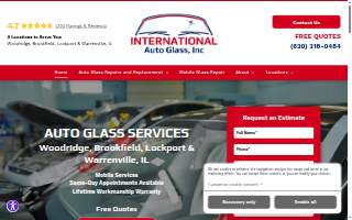 International Auto Glass Inc website