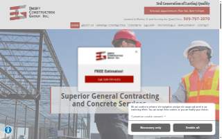 Emery Construction Group Inc. website