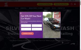 Silverstar Car Wash website