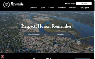 Esterdahl Mortuary & Crematory website