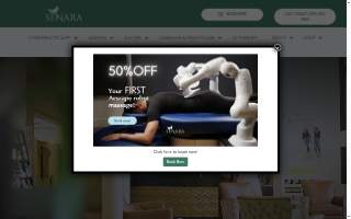 Senara MedSpa and Chiropractic website