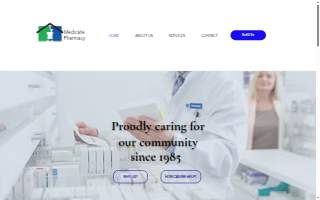Medicate Pharmacy website