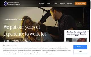 Hosto Financial Car/Home/Business Insurance website