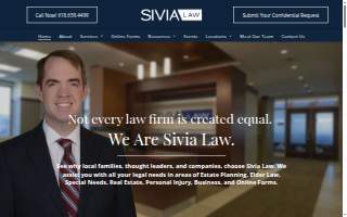 Sivia Law Edwardsville website