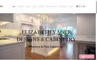 Elizabeth Yager Designs - Interior Design and Cabinetry website