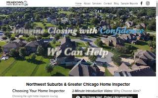 Meadows Home Inspections website