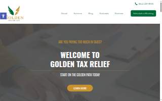 Golden Tax Relief website