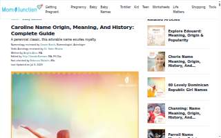 Caroline's Hair Design website