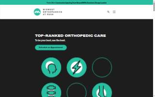 Midwest Orthopaedics at Rush — Westchester website