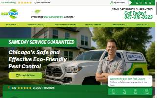 Eco Tech Pest Control website